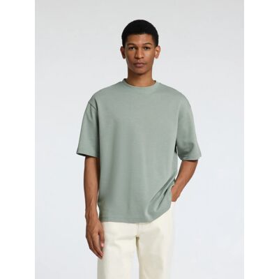 Selected T-Shirt Med Rund Hals I Støvet Grøn Til Herre - Outlet Grøn XL Selected T-Shirt Med Rund Hals I Støvet Grøn Til Herre - Outlet Grøn XL