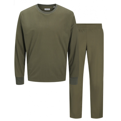 Jack & Jones Loungesæt Med Sweatshirt Og Sweatpants I Grøn Til Herre Grøn L Jack & Jones Loungesæt Med Sweatshirt Og Sweatpants I Grøn Til Herre Grøn L
