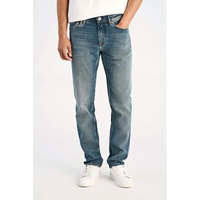 Junk De Luxe Tapered Fit Kraftige Jeans I Denimblå Til Herre Blå 32/30 Junk De Luxe Tapered Fit Kraftige Jeans I Denimblå Til Herre Blå 32/30