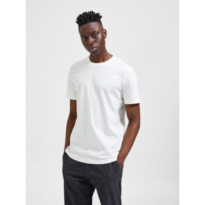 Selected Boris Hvid Printet T-Shirt Til Herre – Outlet Hvid XL Selected Boris Hvid Printet T-Shirt Til Herre – Outlet Hvid XL