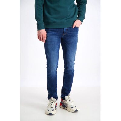 Lindbergh Slim Fit Superflex Jeans I Blå Til Herre Blå 33/30 Lindbergh Slim Fit Superflex Jeans I Blå Til Herre Blå 33/30