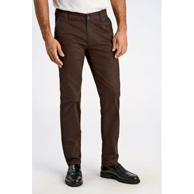 Lindbergh Tapered Fit Superflex Chinos I Mørk Chokoladebrun Til Herre Brun 31/32 Lindbergh Tapered Fit Superflex Chinos I Mørk Chokoladebrun Til Herre Brun 31/32