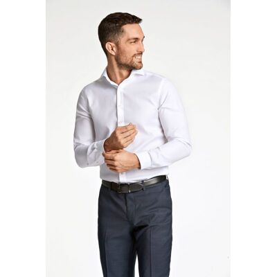 Lindbergh Slim Fit Langærmet Teknisk Skjorte I Hvid Til Herre – Model 30-242130s Hvid XL Lindbergh Slim Fit Langærmet Teknisk Skjorte I Hvid Til Herre – Model 30-242130s Hvid XL