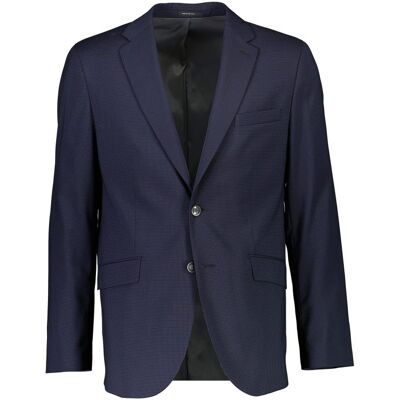 Lindbergh Modern Fit Superflex Ternet Teknisk Blazer I Mørkeblå Meleret Til Herre Blå 48 Lindbergh Modern Fit Superflex Ternet Teknisk Blazer I Mørkeblå Meleret Til Herre Blå 48
