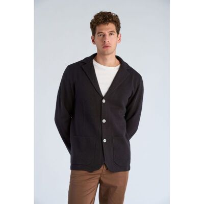 Lindbergh Comfort Fit Blazer Med Merinould I Mørk Navy Til Herre Navy L Lindbergh Comfort Fit Blazer Med Merinould I Mørk Navy Til Herre Navy L