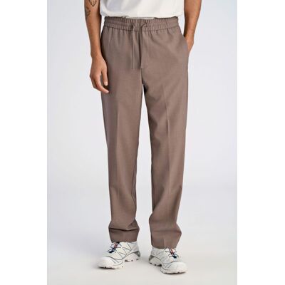 Lindbergh Relaxed Fit Superflex Bukser I Mørk Sand Meleret Til Herre Beige XL Lindbergh Relaxed Fit Superflex Bukser I Mørk Sand Meleret Til Herre Beige XL