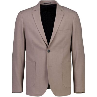 Lindbergh Relaxed Fit Superflex Formel Blazer I Mørk Sand Meleret Til Herre Beige XXS Lindbergh Relaxed Fit Superflex Formel Blazer I Mørk Sand Meleret Til Herre Beige XXS