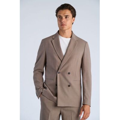 Lindbergh Relaxed Fit Superflex Formel Blazer I Mørk Sand Meleret Til Herre – Model 30-300111db Beige S Lindbergh Relaxed Fit Superflex Formel Blazer I Mørk Sand Meleret Til Herre – Model 30-300111db Beige S