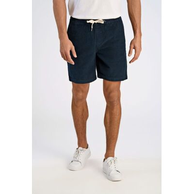 Lindbergh Relaxed Fit Fløjlsshorts I Navy Til Herre Navy XS Lindbergh Relaxed Fit Fløjlsshorts I Navy Til Herre Navy XS