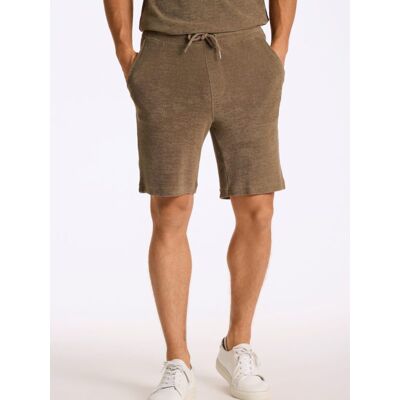 Lindbergh Relaxed Fit Shorts I Mørk Stone Til Herre Beige M Lindbergh Relaxed Fit Shorts I Mørk Stone Til Herre Beige M
