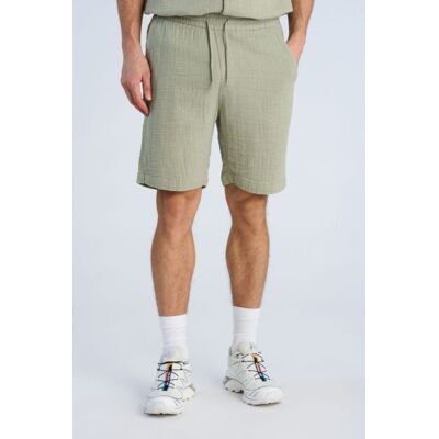 Lindbergh Wide Fit Shorts I Støvet Olivengrøn Til Herre Grøn S Lindbergh Wide Fit Shorts I Støvet Olivengrøn Til Herre Grøn S