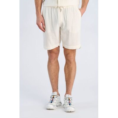 Lindbergh Wide Fit Shorts I Offwhite Til Herre Hvid 2XL Lindbergh Wide Fit Shorts I Offwhite Til Herre Hvid 2XL