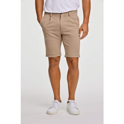 Lindbergh Regular Fit Superflex Shorts I Sand Meleret Til Herre Beige 3XL Lindbergh Regular Fit Superflex Shorts I Sand Meleret Til Herre Beige 3XL
