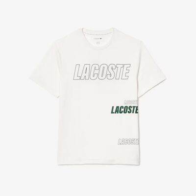 Lacoste Hvid Relaxed Fit T-Shirt Med Rygprint Til Herre – Outlet Hvid S Lacoste Hvid Relaxed Fit T-Shirt Med Rygprint Til Herre – Outlet Hvid S