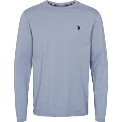 U.S Polo Assn Langærmet T-Shirt I Lyseblå Til Herre Regular Fit Lyseblå L U.S Polo Assn Langærmet T-Shirt I Lyseblå Til Herre Regular Fit Lyseblå L