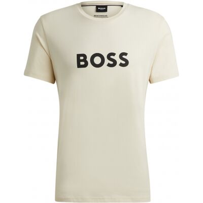 Boss T-Shirt I Beige Til Herre Regular Fit Beige XL Boss T-Shirt I Beige Til Herre Regular Fit Beige XL