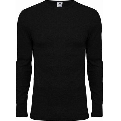 Dovre Bomulds T-Shirt I Sort Med Rund Hals Til Herre Sort L Dovre Bomulds T-Shirt I Sort Med Rund Hals Til Herre Sort L
