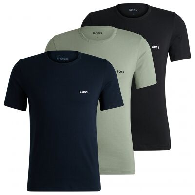 Boss 3pak T-Shirt I Multifarvet Til Herre Regular Fit Multifarvet 2XL Boss 3pak T-Shirt I Multifarvet Til Herre Regular Fit Multifarvet 2XL