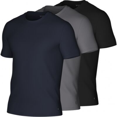 Boss 3pak Bambus T-Shirts I Multifarvet Til Herre Multifarvet XXL Boss 3pak Bambus T-Shirts I Multifarvet Til Herre Multifarvet XXL