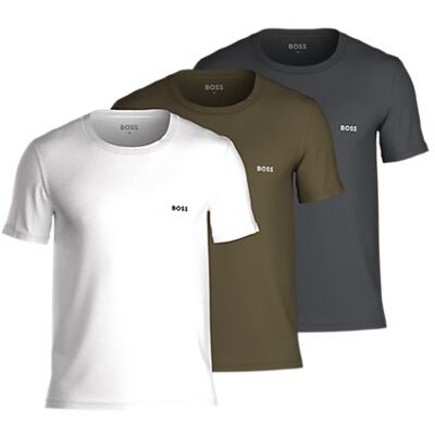 Boss 3-Pak T-Shirts Med Rund-Hals I Forskellige Farver Til Herre Multifarvet M Boss 3-Pak T-Shirts Med Rund-Hals I Forskellige Farver Til Herre Multifarvet M