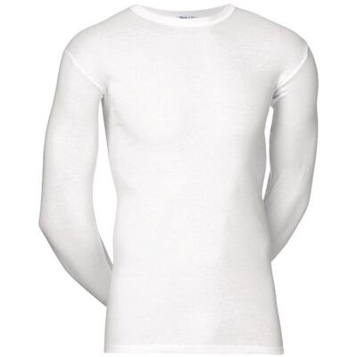 Jbs Klassisk Langærmet Bomulds T-Shirt I Hvid Til Herre Hvid XL Jbs Klassisk Langærmet Bomulds T-Shirt I Hvid Til Herre Hvid XL