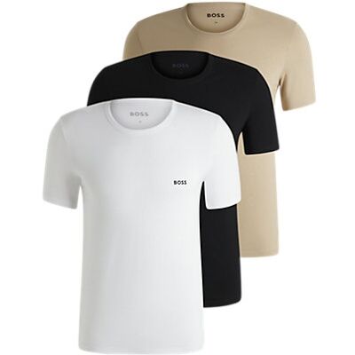 Boss 3pak Bomuld T-Shirts I Forskellige Farver Til Herre Regular Fit Multifarvet M Boss 3pak Bomuld T-Shirts I Forskellige Farver Til Herre Regular Fit Multifarvet M