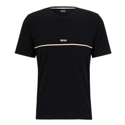Boss Unik T-Shirt I Sort Til Mænd Sort S Boss Unik T-Shirt I Sort Til Mænd Sort S
