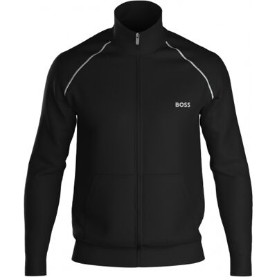 Boss Mix & Match Sweatshirt Med Lynlås I Sort Til Herre Sort L Boss Mix & Match Sweatshirt Med Lynlås I Sort Til Herre Sort L