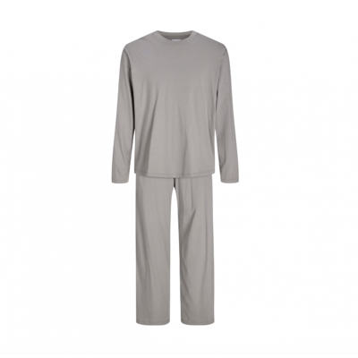 Jack & Jones "Alfred" Loungewear Sæt I Grå Til Herre Grå L Jack & Jones "Alfred" Loungewear Sæt I Grå Til Herre Grå L