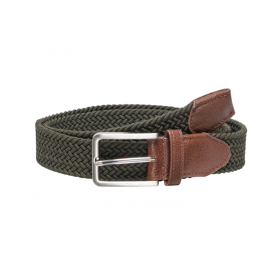 Only & Sons Ensfarvet Flettet Bælte Til Herre I Dark Olive 95 Only & Sons Ensfarvet Flettet Bælte Til Herre I Dark Olive 95