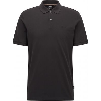 Boss Poloshirt Med Økologisk Bomuld I Sort Til Herre. Sort S Boss Poloshirt Med Økologisk Bomuld I Sort Til Herre. Sort S