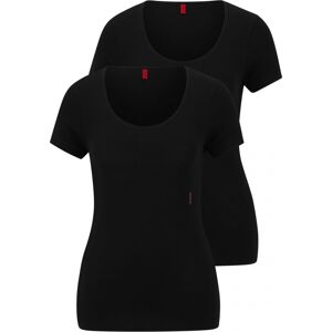 Hugo 2pak T-Shirt I Sort Til Kvinder - Outlet Sort M Hugo 2pak T-Shirt I Sort Til Kvinder - Outlet Sort M