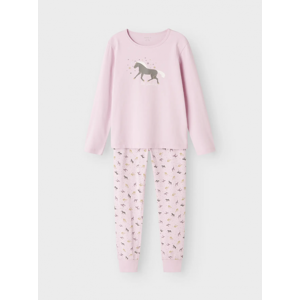 Name It Horse Pyjamassæt I Lyserød Til Piger Lyserød 110/116 Name It Horse Pyjamassæt I Lyserød Til Piger Lyserød 110/116