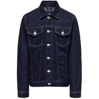 Kids Only Kobduke Denimjakke I Mørkeblå Til Drenge Mørkeblå 170 Kids Only Kobduke Denimjakke I Mørkeblå Til Drenge Mørkeblå 170
