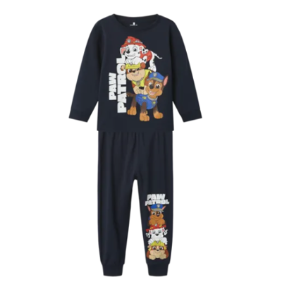Name It Nattøjsæt "Paw Patrol" I Dark Sapphire Til Drenge Dark Sapphire 110/116 Name It Nattøjsæt "Paw Patrol" I Dark Sapphire Til Drenge Dark Sapphire 110/116