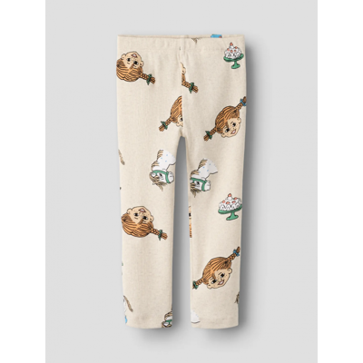 Name It Pippi Langstrømpe-Leggings I Beige Til Piger Beige 86 Name It Pippi Langstrømpe-Leggings I Beige Til Piger Beige 86
