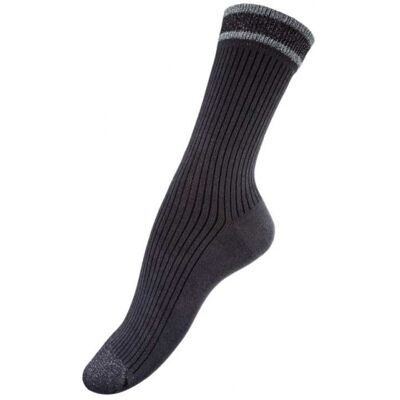 Festival Bambussokker Med Glimmer Til Kvinder - Outlet Grå Onesize - 37-41 Festival Bambussokker Med Glimmer Til Kvinder - Outlet Grå Onesize - 37-41