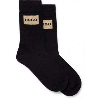 Hugo 2pak Bomuldsstrømper I Sort Med Logo Til Kvinder - Gaveæske - Outlet Sort 36 - 42 Hugo 2pak Bomuldsstrømper I Sort Med Logo Til Kvinder - Gaveæske - Outlet Sort 36 - 42