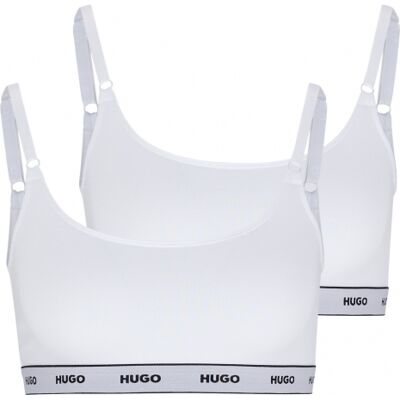 Hugo 2pak Bh Top Med Tynde Stropper I Hvid Til Kvinder - Outlet Hvid S Hugo 2pak Bh Top Med Tynde Stropper I Hvid Til Kvinder - Outlet Hvid S