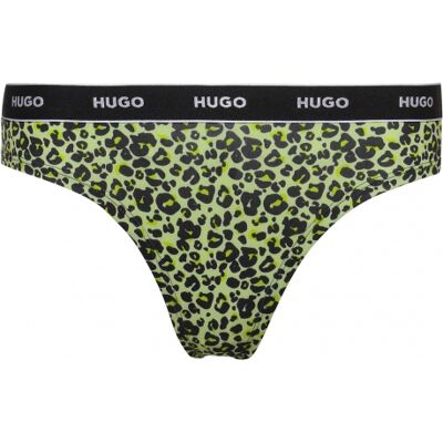 Hugo Thong M. Leopard Print Til Kvinder - Outlet L Hugo Thong M. Leopard Print Til Kvinder - Outlet L