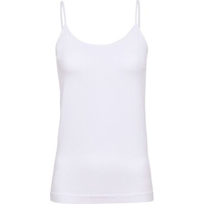Decoy Microfiber Top Med Regulerbare Stropper Hvid Hvid S Decoy Microfiber Top Med Regulerbare Stropper Hvid Hvid S