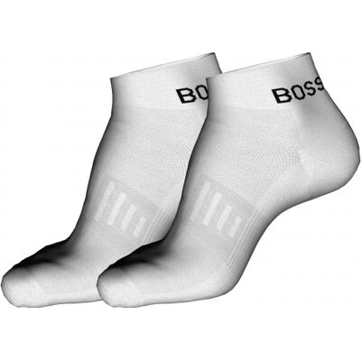 Boss 2-Pak Hvide Sportsankelstrømper Til Herre – 35–46 Hvid 43 - 46 Boss 2-Pak Hvide Sportsankelstrømper Til Herre – 35–46 Hvid 43 - 46