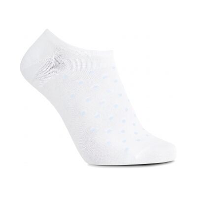 IZSOCK Iz Sock Bambus Ankelstrømper Med Blå Prikker I Hvid - Outlet Hvid 35 - 37 IZSOCK Iz Sock Bambus Ankelstrømper Med Blå Prikker I Hvid - Outlet Hvid 35 - 37