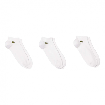 Lacoste 3pak Ankelstrømper I Hvid Til Unisex - Outlet Hvid 35 - 38 Lacoste 3pak Ankelstrømper I Hvid Til Unisex - Outlet Hvid 35 - 38