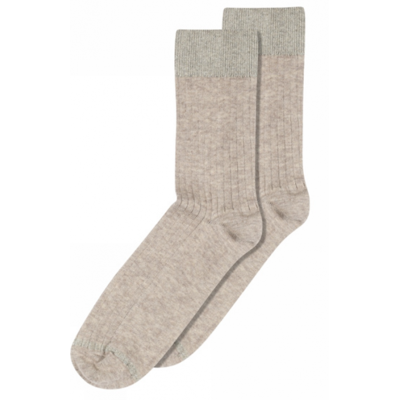 MPwoman Mp Denmark Erina Uld Rib Sokker I Light Brown Melange Til Kvinder Beige 37 - 39 MPwoman Mp Denmark Erina Uld Rib Sokker I Light Brown Melange Til Kvinder Beige 37 - 39