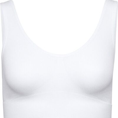 Decoy Bh Top Med Brede Stropper I Hvid Til Kvinder Hvid S Decoy Bh Top Med Brede Stropper I Hvid Til Kvinder Hvid S