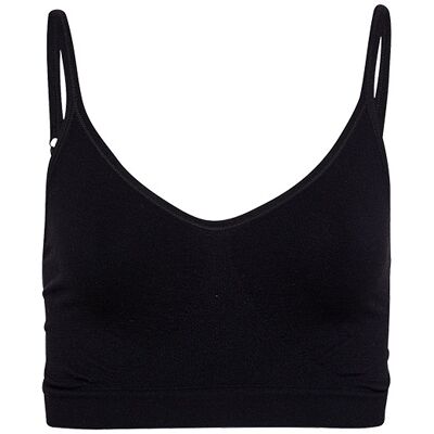 Decoy Bh Top Med Tynde Stropper I Sort Til Kvinder Sort M Decoy Bh Top Med Tynde Stropper I Sort Til Kvinder Sort M