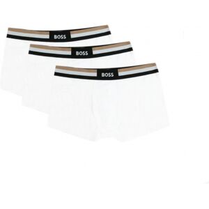 Boss 3pak Underbukser/boxershort I Hvid Til Herre Hvid S Boss 3pak Underbukser/boxershort I Hvid Til Herre Hvid S