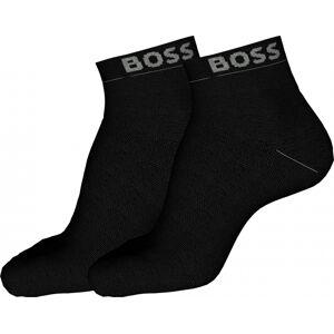 Boss 2pak Korte Bomuldsstrømper I Sort Til Herre Sort 39-42 Boss 2pak Korte Bomuldsstrømper I Sort Til Herre Sort 39-42