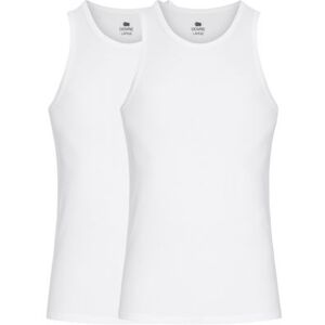 Dovre Bambus Singlet 2-Pak, Undertrøje I Hvid. Hvid L Dovre Bambus Singlet 2-Pak, Undertrøje I Hvid. Hvid L